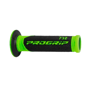 Puño de Ruta para Moto 732 Progrip Fluorescente Doble Densidad